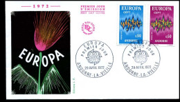  Frans Andorra - FDC - Europa CEPT 1972 - 1972