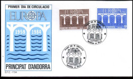  Spaans Andorra - FDC - Europa CEPT 1984 - 1984