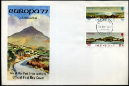  Isle Of Man - FDC - Europa CEPT 1977 - 1977