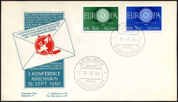  IJsland - FDC - Europa CEPT 1960 - 1960