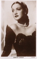 Dorothy Lamour Picturegoer Vintage PB Real Photo Postcard - Attori E Comici 