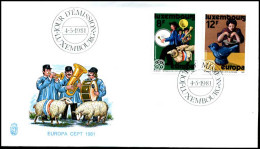  Luxembourg - FDC - Europa CEPT 1981 - 1981