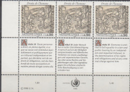 Déclaration Universelle Des Droits De L' Homme , Article 10 XXX - Unused Stamps