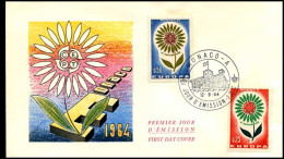  Monaco - FDC - Europa CEPT 1964 - 1964
