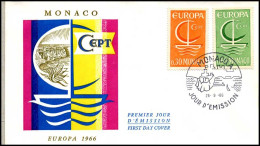 Monaco - FDC - Europa CEPT 1966 - 1966