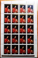 Hungria Pliego 20 Sellos Año 1969  Usado Pinturas Del Museo De Budapest - Used Stamps