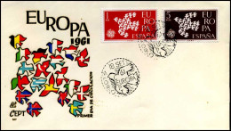  Espana - FDC - Europa CEPT 1961 - 1961