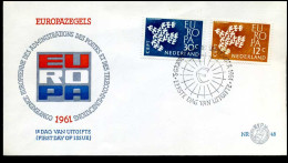  Nederland - FDC - Europa CEPT 1961 - 1961