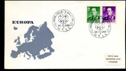  Noorwegen - FDC - Europa CEPT 1969 - 1969