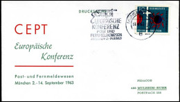  Bundespost - FDC - CEPT Europäische Konferenz - Idee Europee