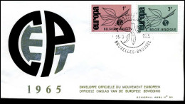  België/Belgique   - FDC - Europa CEPT 1965 - 1965