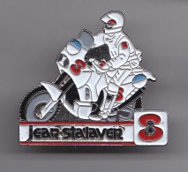 Pin's Moto Cross Jean Stalaver  Réf 5181 - Andere & Zonder Classificatie