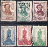 Russia 1937, Michel Nr 549-54, Used - Oblitérés