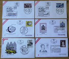 Austria - St. 25 FDCs From 1966 - 1974 / 1984 - Look Scans(4) - Collezioni