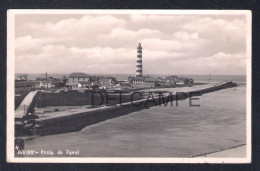 REAL PHOTO POSTCARD PORTUGAL AVEIRO PRAIA DO FAROL 1941 - Aveiro