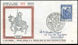 België - FDC -1121 Dag Van De Postzegel 1960   --  Stempel Bruxelles-Brussel - 1951-1960