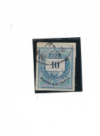 Timbre De Hongrie,   Non  Dentelé  ,année 1881 - Usati