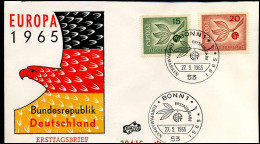 Bundespost - FDC - Europa CEPT 1965 - 1965