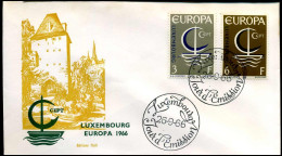 Luxembourg  - FDC - Europa CEPT 1966 - 1966