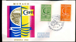 Monaco - FDC - Europa CEPT 1966 - 1966