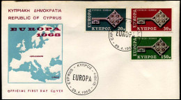 Cyprus - FDC - Europa CEPT 1968 - 1968