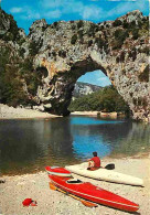 07 - Ardèche - Gorges De L'Ardèche - Le Pont D'Arc - Canoë Kayak - CPM - Voir Scans Recto-Verso - Vallon Pont D'Arc