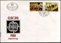 FDC - Yugoslavia - Europa CEPT 1981 - 1981