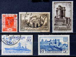 FRANCE 1931/1940 - Petit Lot De 5 Timbres N° - 325-389-392-392-425 - Gebruikt