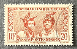 FRMAR0139U - Local Motives - Martiniquaises -  20 C Used Stamp - Martinique 1933 -  YT FR-MAR 139 - Usati