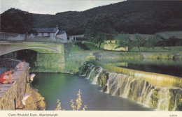 Postcard Cwm Rheidol Dam Aberystwyth Wales My Ref B14917 - Cardiganshire