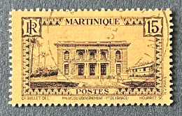 FRMAR0138U  - Local Motives - Palais Du Gouvernement -  15 C Used Stamp - Martinique 1933 -  YT FR-MAR 138 - Gebruikt