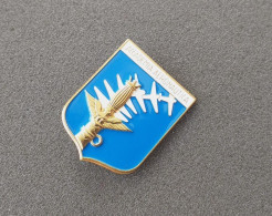 Scudetto Metallico Accademia Della Aeronautica Militare Originale Marcato Ottimo - Luftwaffe