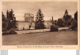 D33  AUROS  Abbaye Cistercienne De Ste Marie Du Rivet  L'Église Côté Nord - Langon