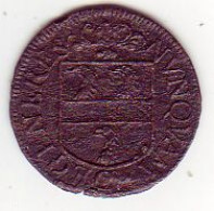 (Medailles). Franche Comte. Jeton. Token. Comte De Bourgogne. Besançon. Co Gouverneur Cabet 1666. Feu 10298 - Monarquía / Nobleza