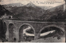 66 - N°111462 - à Identifier - Ligne électrique De La Cerdagne - Le Viaduc Et La Route - Rivesaltes