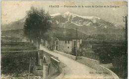 66.PRADES.PROMENADE DE LA ROUTE DE CAILLAR ET LE CANIGOU - Prades