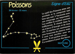 Astrologie - Signe De Feu - Poissons - CPM - Carte Neuve - Voir Scans Recto-Verso - Astrology