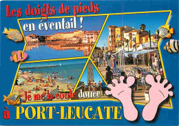 11 - Leucate - Port Leucate - Multivues - Scènes De Plage - CPM - Voir Scans Recto-Verso - Leucate