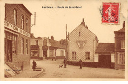 62 .n°108661 . Lumbres . Pas Courante .debas Vins Spiritueux .route De St Omer . - Lumbres