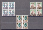 España Nº 1513 Al 1515 En Bloque De Cuatro - Unused Stamps