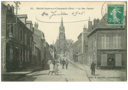 60.SAINT JUST EN CHAUSSEE.n°18990.LA RUE CARNOT.EPICERIE LEFEBVRE - Saint Just En Chaussee