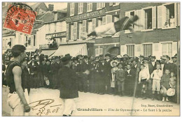 60.GRANDVILLIERS.n°113.FETE DE GYMNASTIQUE.LE SAUT A LA PERCHE.RARE - Grandvilliers