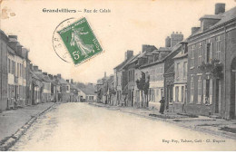 60 - GRANDVILLIERS - SAN25608 - Rue De Calais - Pli - Grandvilliers