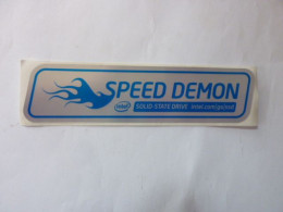 SPEED DEMON Intel - Autocollant - Autocollants