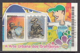 2006 Brazil Graffiti Art  Souvenir Sheet MNH - Neufs