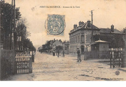 60    .    N°202452      .PONT SAINTE  MAXENCE    .   AVENUE DE LA GARE - Pont Sainte Maxence