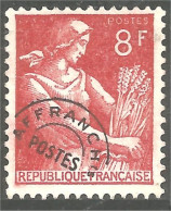 330 France Yv 108 Moissonneuse 6 F Préoblitéré Precancel (44a) - 1953-1960