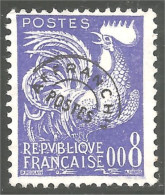 330 France Yv 119 Coq Gaulois 8c Préoblitéré Precancel (49c) - 1953-1960