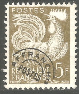 330 France Yv 107 Coq Gaulois 5 F Préoblitéré Precancel (43a) - 1953-1960