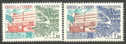 330 France Yv 77-78 Conseil Europe European Council Strasbourg MNH ** Neuf SC (7b) - Europese Instellingen